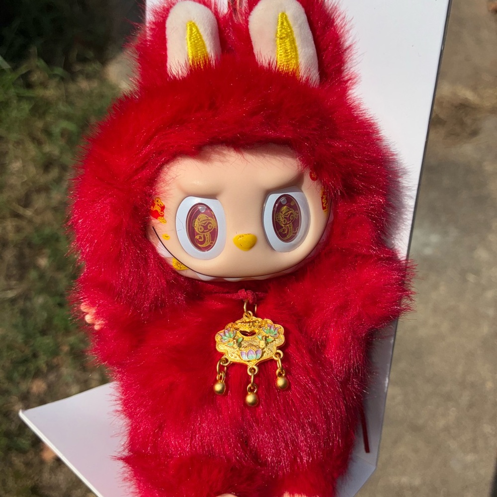 Customized Red Lafufu Doll